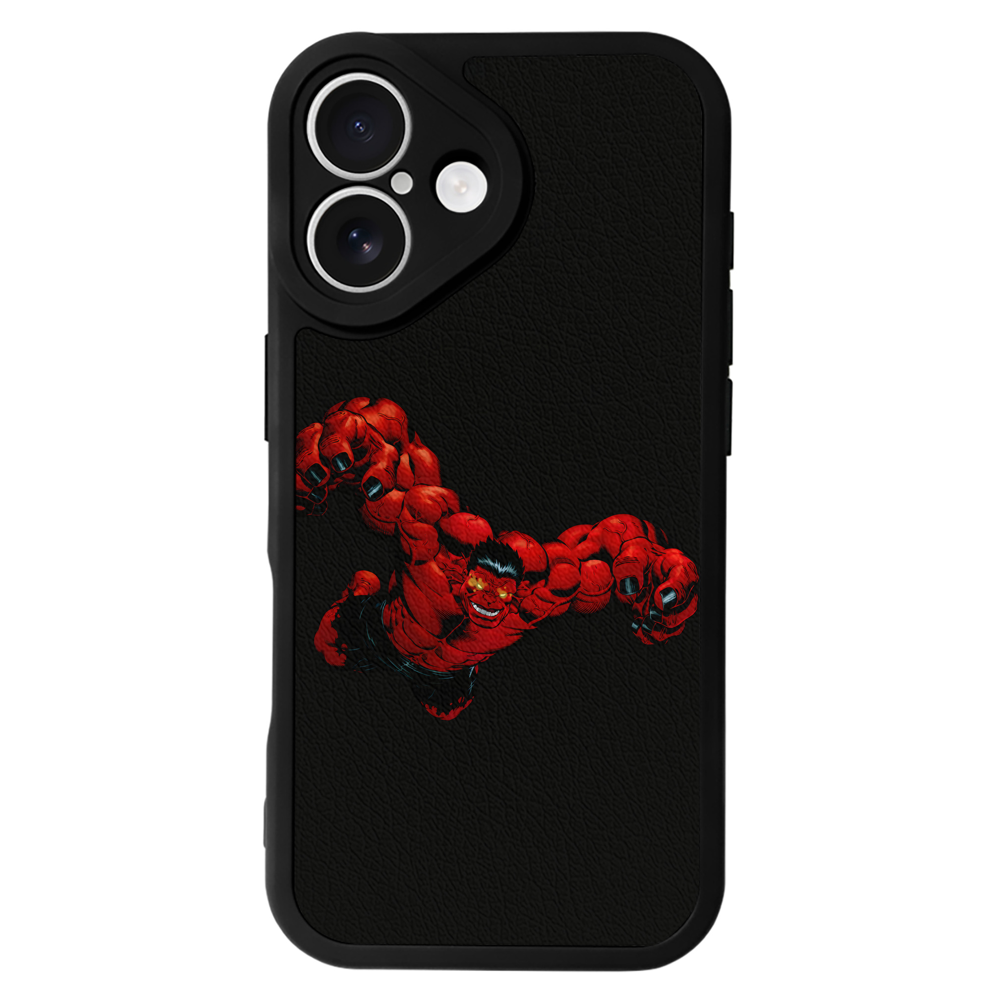 （画像用） アベンジャーズ The Avengers 【iPhone 16シリーズ対応】シリコンスマホケース（レザー調） 材質：シリコン